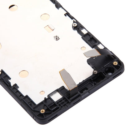 3 in 1 for Microsoft Lumia 535 2C (LCD + Frame + Touch Pad) Digitizer Assembly, For Lumia 535 Black