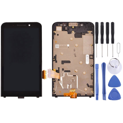 LCD Screen and Digitizer Full Assembly with Frame for BlackBerry Z30 (4G Version) , BlackBerry Z30