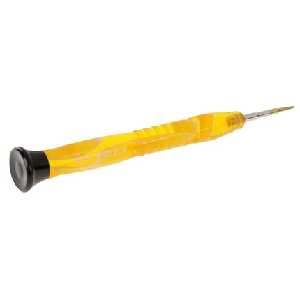 XL-0.8 Embedded Crystal Flower Professional Versatile 0.8 Pentalobe Screwdriver for Mobile Phone / Tablets Repair, Random Color Delivery(Green,Yellow,Red,Blue), XL-0.8