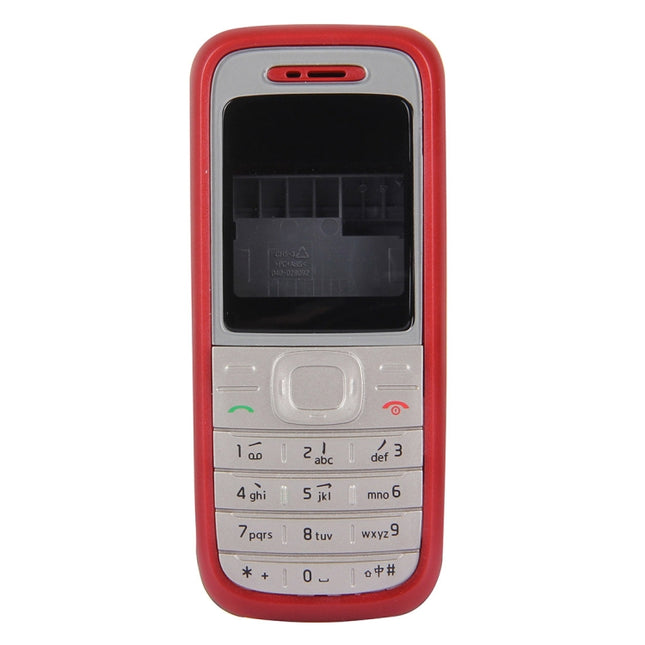 Full Housing Cover (Front Cover + Middle Frame Bezel + Battery Back Cover) for Nokia 1200 / 1208 / 1209, For Nokia 1200, For Nokia 1200 / 1208 / 1209