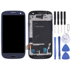 Original LCD Screen and Digitizer Full Assembly with Frame for Samsung Galaxy SIII / i9300