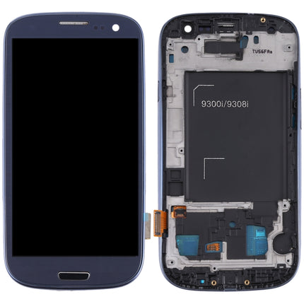 Original LCD Screen and Digitizer Full Assembly with Frame for Samsung Galaxy SIII / i9300, For Galaxy SIII / i9300