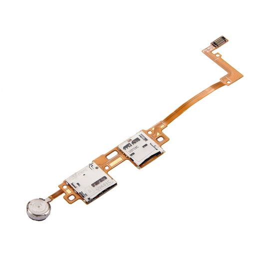 For Galaxy Note 10.1 (2014 Edition) / P600 / P605 SIM & SD Card Reader Contact Flex Cable, For Note 10.1 (2014) /P600