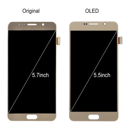 5.7 inch Original LCD Screen and Digitizer Full Assembly for Galaxy Note 5 / N9200, N920I, N920G, N920G/DS, N920T, N920A, For Galaxy Note 5