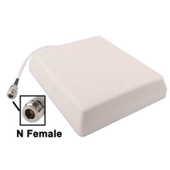 800~960/1710~2500MHZ 8dBi Wall Mounting Panel Antenna , N Female Connector