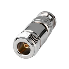 Nickel Plated UG-255/U BNC Plug To UHF Jack Connector, BNC To UHF