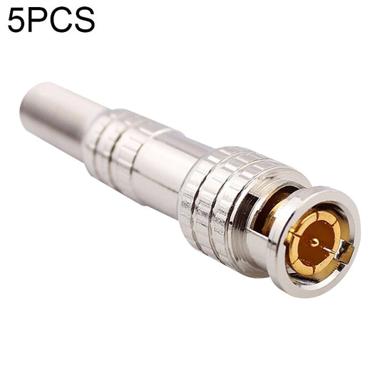 5 PCS Copper-free Solder Male to Female BNC Connector, BNC Male to Female