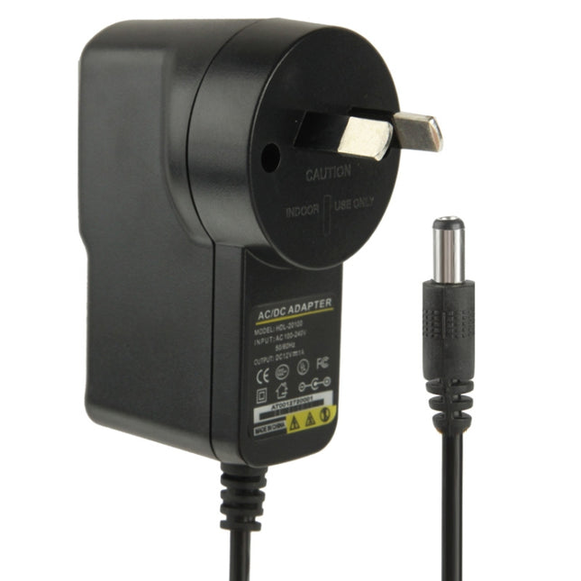 AC / DC Adapter 12V 1A for CCD Cameras, Output Tips: 5.5 x 2.1mm