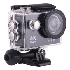 H9 4K Ultra HD1080P 12MP 2 inch LCD Screen WiFi Sports Camera, 170 Degrees Wide Angle Lens, 30m Waterproof, H9 4K (Black)
