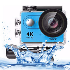 H9 4K Ultra HD1080P 12MP 2 inch LCD Screen WiFi Sports Camera, 170 Degrees Wide Angle Lens, 30m Waterproof, H9 4K (Yellow), H9 4K (White), H9 4K (Silver), H9 4K (Blue), H9 4K (Gold), H9 4K (Pink), H9 4K (Black)