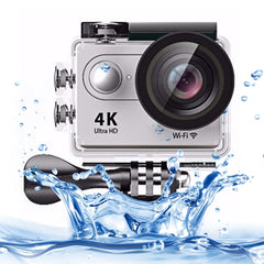 H9 4K Ultra HD1080P 12MP 2 inch LCD Screen WiFi Sports Camera, 170 Degrees Wide Angle Lens, 30m Waterproof, H9 4K (Yellow), H9 4K (White), H9 4K (Silver), H9 4K (Blue), H9 4K (Gold), H9 4K (Pink), H9 4K (Black)