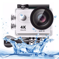 H9 4K Ultra HD1080P 12MP 2 inch LCD Screen WiFi Sports Camera, 170 Degrees Wide Angle Lens, 30m Waterproof, H9 4K (Yellow), H9 4K (White), H9 4K (Silver), H9 4K (Blue), H9 4K (Gold), H9 4K (Pink), H9 4K (Black)