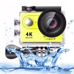 H9 4K Ultra HD1080P 12MP 2 inch LCD Screen WiFi Sports Camera, 170 Degrees Wide Angle Lens, 30m Waterproof, H9 4K (Yellow), H9 4K (White), H9 4K (Silver), H9 4K (Blue), H9 4K (Gold), H9 4K (Pink), H9 4K (Black)