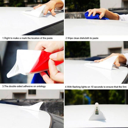 Solar Shark Fin High-positioned Alarm Light