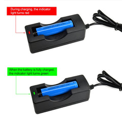 Battery Charger for 18650, Output: 4.2V/ 650mA, US Plug, 650mA with cable