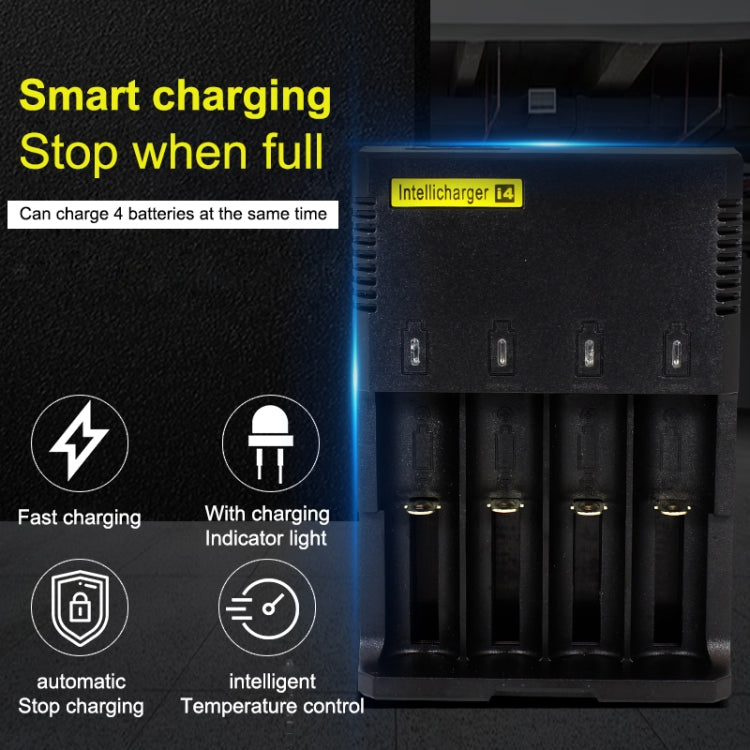 Universal Lithium Battery Charger for 26650 / 22650 / 18650 / 17670 / 18490 / 17500 / 17335 / 16340 / 14500 / 10440 (100V - 240V), i4