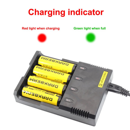 Universal Lithium Battery Charger for 26650 / 22650 / 18650 / 17670 / 18490 / 17500 / 17335 / 16340 / 14500 / 10440 (100V - 240V), i4
