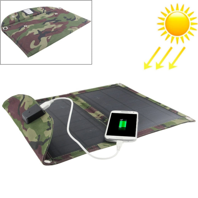 10W Portable Folding Solar Panel / Solar Charger Bag for Laptops / Mobile Phones, 10W