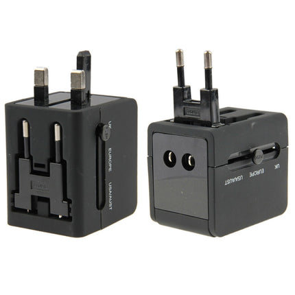 International 2.1A 2-USB EU / AU / UK / US Plug Travel Universal Adaptor, 2.1A