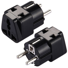 WD-9 Plug Adapter, Travel Power Adaptor with Europe Socket Plug