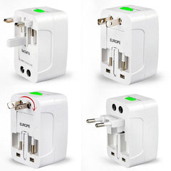 Plug Adapter, Universal EU US UK AU Travel AC Power Adaptor Plug, Plug Adapter