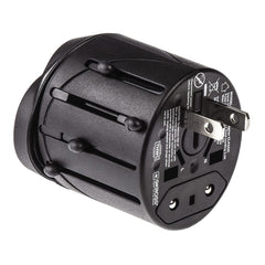 All in 1 EU + AU + UK + US Plug Travel Universal Adaptor, Size: 60 x 58 x 56mm