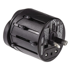 All in 1 EU + AU + UK + US Plug Travel Universal Adaptor, Size: 60 x 58 x 56mm