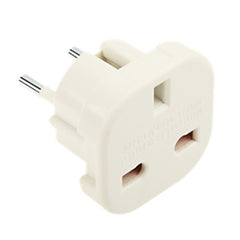 High Quality UK Plug to EU Plug AC Wall Universal Travel Power Socket Plug Adaptor