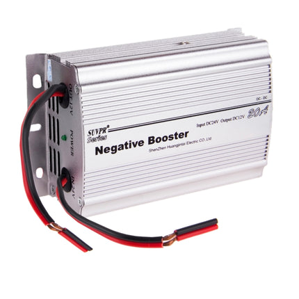 SUVPR RF-20A DC 24V to 12V Car Negative Booster Power Inverter Adapter, 20A DC 24V to 12V