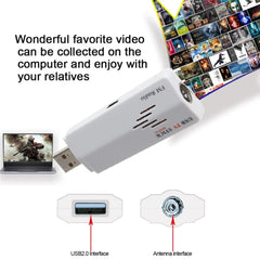 USB Analog TV Stick, Watch Analog TV On Your PC, With AV IN, Suitable for Global, TV Stick