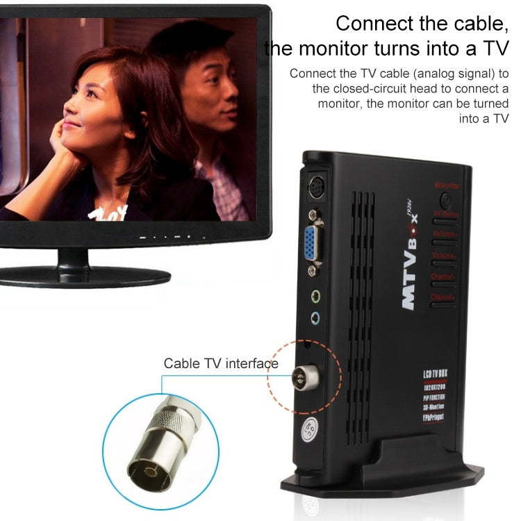 HD LCD TV-Box with Remote Control, TV (PAL-BG+PAL-DK)