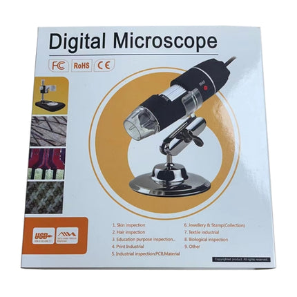 1.3 Mega Pixels 500X USB 2.0 Digital Microscope with 8 LED, 500X