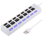 7 Ports (White) / White
