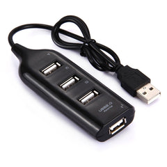 4 Ports USB 2.0 HUB, Cable Length: 30cm, 4 Ports (Black), 4 Ports (White)