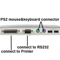 Hi-speed USB 2.0 Docking Station with 8 Ports (2xUSB 2.0 + PS2 Mouse + PS2 Keyboard + RS232 + DB25 + LAN + Upstream),Black, Docking Station (Silver), Docking Station (Black)