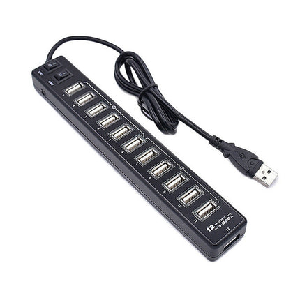 12-Port USB 2.0 HUB，Suitable for Notebook / Netbook