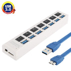 7 Ports (White) / White