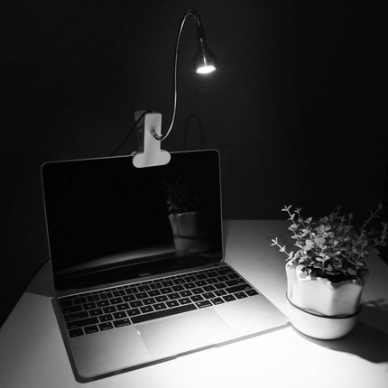 3W 360 Degree Rotation USB Metal Flexible Neck LED Light with Switch & Clip (Warm White Light Silver), S-UL-3119, S-UL-3119A, S-UL-3119B, S-UL-3119S