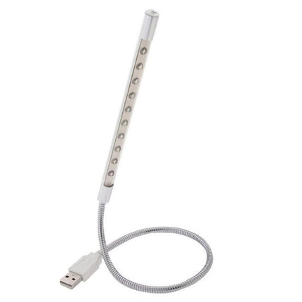 10-LED, 1W, White Light, 10-LED (Silver)