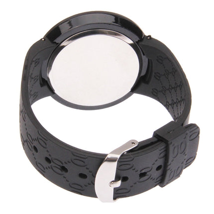 Touch Screen Unisex LED Digital Watch Wristwatch Timepiece Silicon Strap ( White )