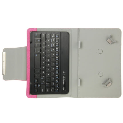 Universal Leather Tablet Case with Separable Bluetooth Keyboard and Holder for 10.1 inch Tablet PC
