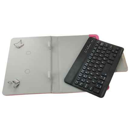 Universal Leather Tablet Case with Separable Bluetooth Keyboard and Holder for 10.1 inch Tablet PC