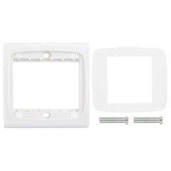 Wall Plate with Screw for Blank Inserts  - 3 Hole, Use around the world