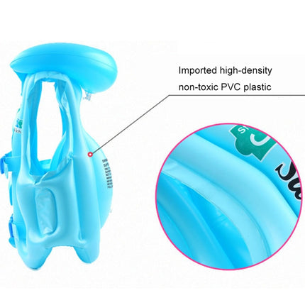 2 PCS A Code Children Float Inflatable Life Jacket Swimsuit, Size: Large, Random Color Delivery, Size: L