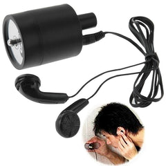 Powerful Audio Wiretap Listen Device Fold Ear Amplifier Wall Door Eavesdropping Surveillance with Earphone