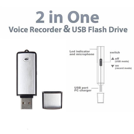 USB Voice Recorder + 16GB USB Flash Disk, 16GB