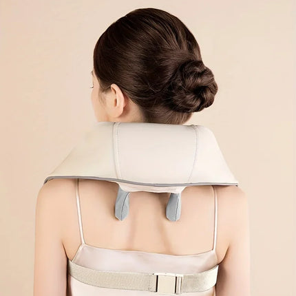 Electric Heat Neck Massage Shawl Shiatsu Kneading Cervical Spine Massager Car Home Back Shoulder Neck Trapezius Muscle Massager