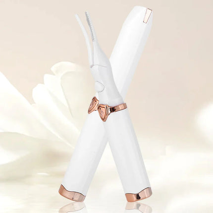 Heated Eyelash Curler 2 Heating Modes Quick Heating Natural Curl Eyelash Curler Long Lasting for Quick Natural Curling