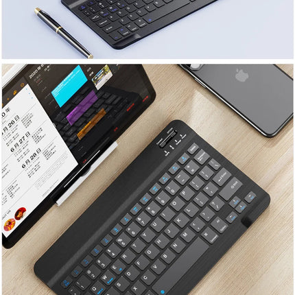 Bluetooth Wireless Keyboard Mouse For IOS Android Windows Tablet For iPad Air Mini Pro Spanish Korean Portugal Russian Keyboard