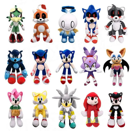PP Cotton Sonic Plush Toy the Hedgehog Plush Doll Action Figure Toys Decoration Children's Birthday Gift